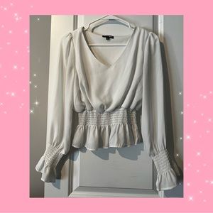 White Long Sleeve Blouse